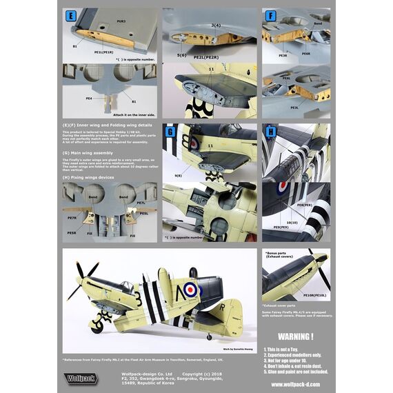 Firefly Mk.4/5 wing fold set, image 5