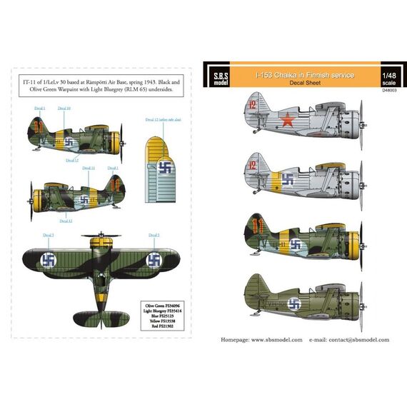 I-153 Chaika Finnish Air Force WWII Vol.I.