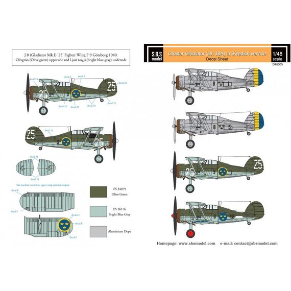 Gladiator in Swedish service VOL.I