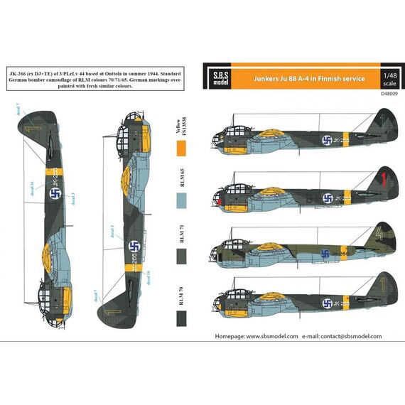 Ju-88 A-4 in Finnish Service WW II
