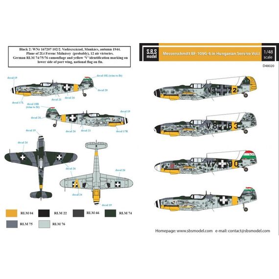 Bf-109G-6 in Hungarian Service VOL. I