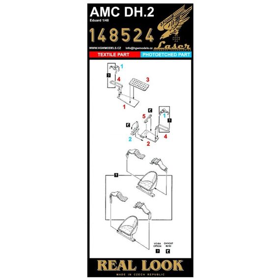 AMC DH.2 - seatbelts, image 2