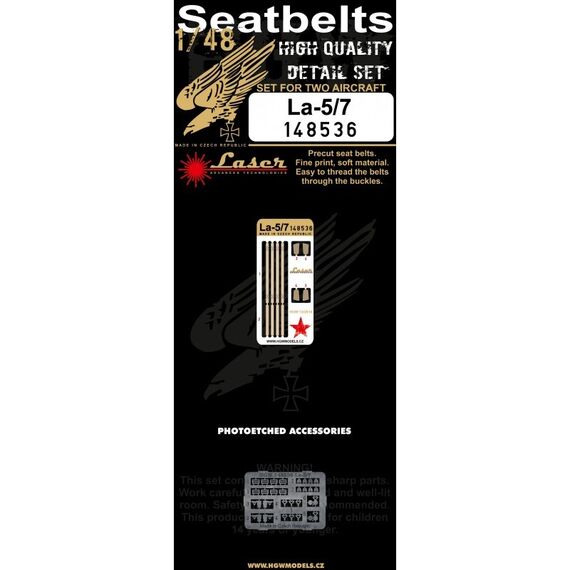 La-5/7 seatbelts