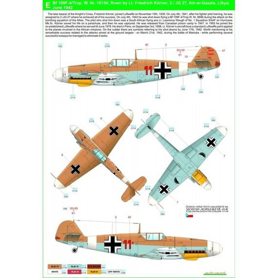 Bf 109 "Afrika" - Markings, image 6