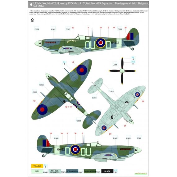 Spitfire MK.IX - Markings, image 9