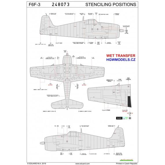 F6F-3 markings  & stencils, image 3