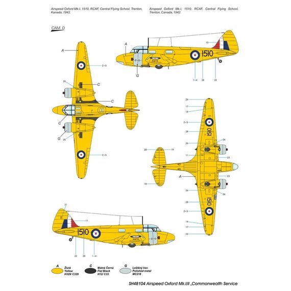 Airspeed Oxford Mk.I/II "Commonwealth Service" Special Hobby SH48104 1:48, image 5