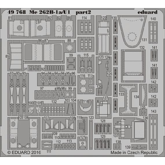 Me 262B-1a/ U1 Detail set, image 2