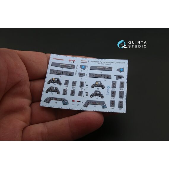 Fw 190 A-8/A-9 (R11) 3D-Printed & coloured Interior on decal paper, image 7