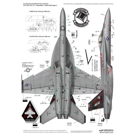 F/A-18E Tophatters 2008-2009, image 7