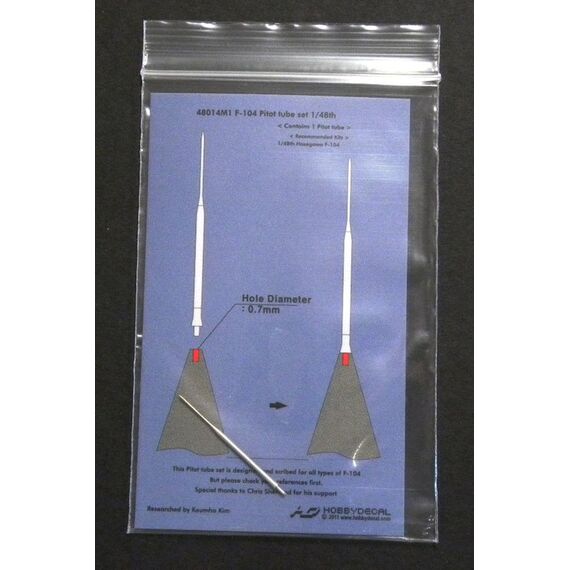 F-104 Pitot tube set