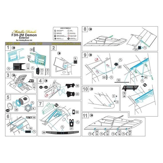 F3H-2M Exterior detail set, image 13