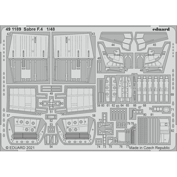 Sabre F.4 BIG detail set, image 4