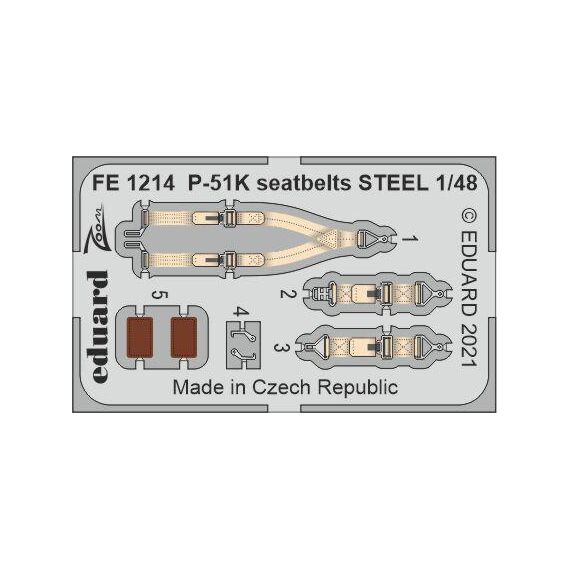 P-51K seatbelts steel