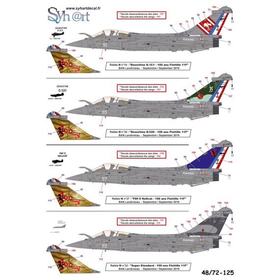 Rafale M "100 years Flottille 11F" 2019, image 3