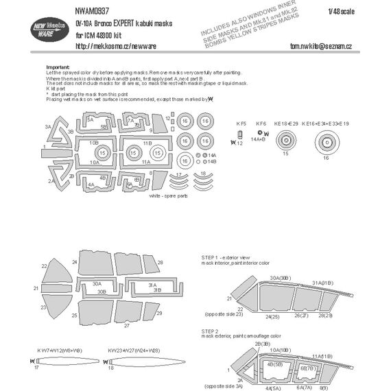 ​OV-10A Bronco EXPERT kabuki masks, image 2