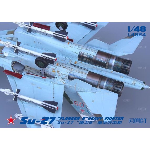 Su-27 Flanker B Heavy Fighter Great Wall Hobby L4824 1:48, image 24