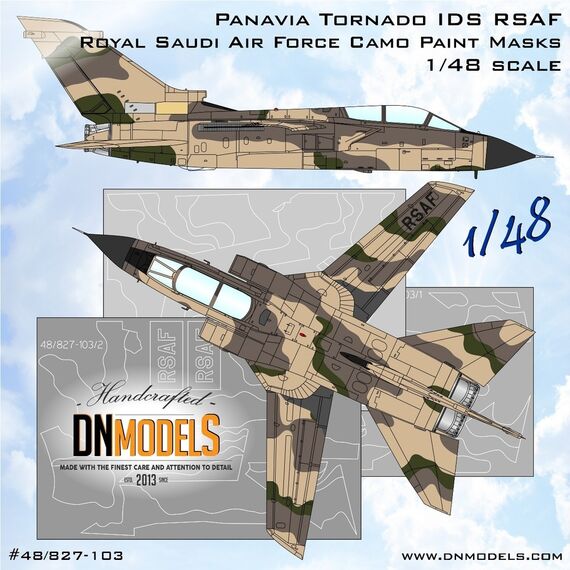 Tornado Royal Saudi Air Force camouflage paint mask set