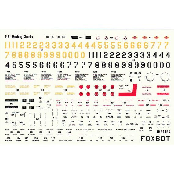 P-51 Mustang Stencils