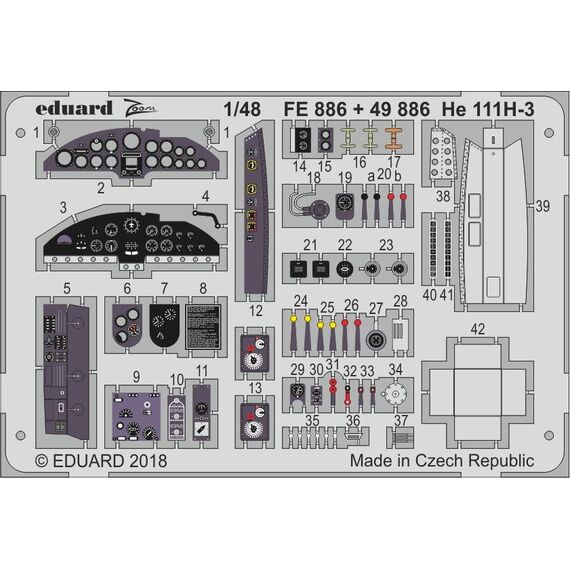 He 111H-3 nose interior