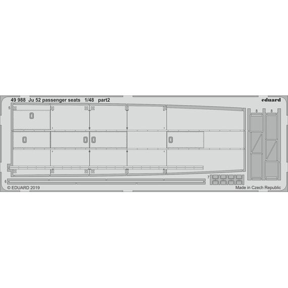 Ju 52 passenger seats, image 2