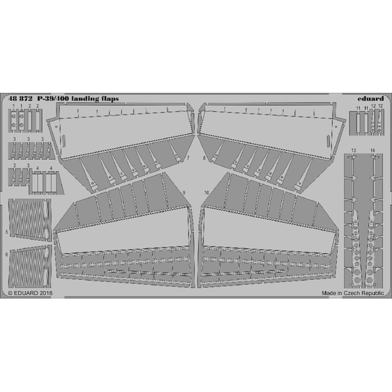 P-39/400 landing flaps