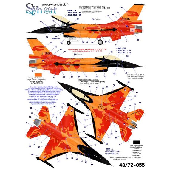 F-16AM J-015 "Solo Display Team 2009" KLU, image 2