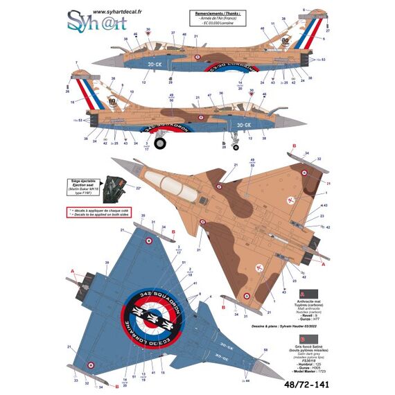 Rafale C 30-GK "80 years EC 3/30 Lorraine" 2021, image 2