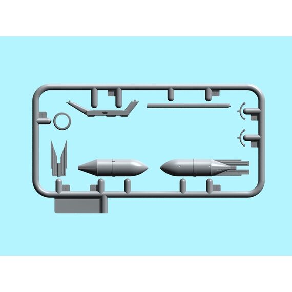 Hs 126A-1 with bomb rack ICM 48213 1:48, image 5