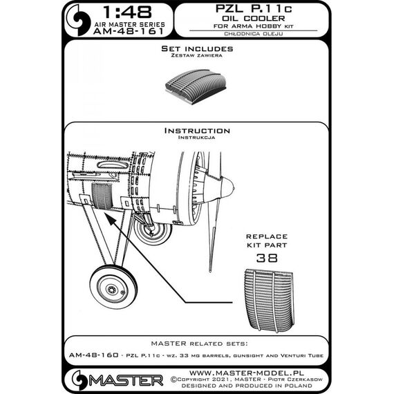 PZL P11 - oil cooller, image 10