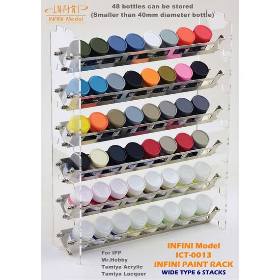 Paint rack wide (Mr. Hobby, IPP) Infini Model ICT-0013