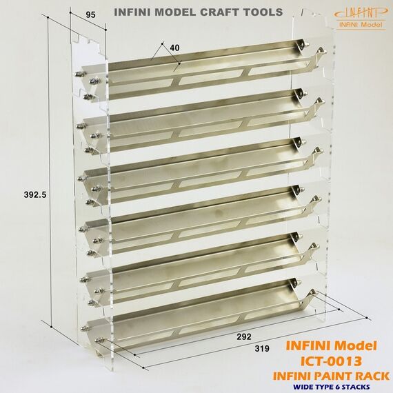 Paint rack wide (Mr. Hobby, IPP) Infini Model ICT-0013, image 2