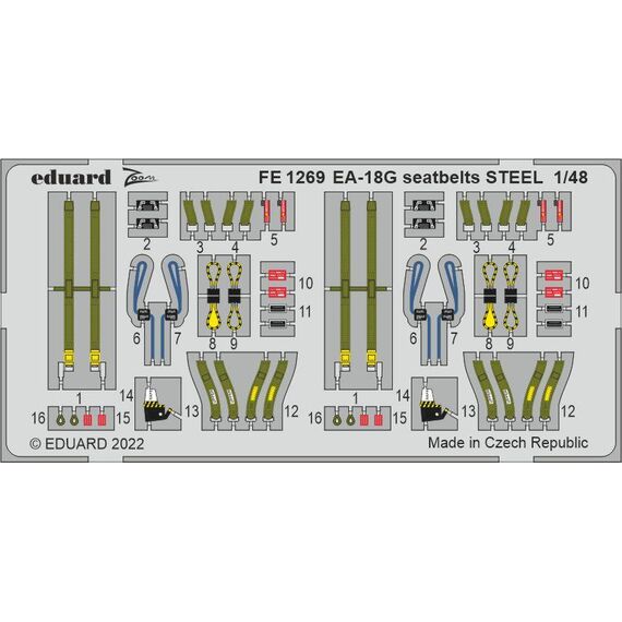 EA-18G seatbelts steel