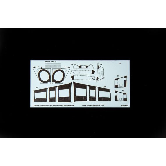 Mi-24V (3D Decals) positive rivets & surface details, image 3