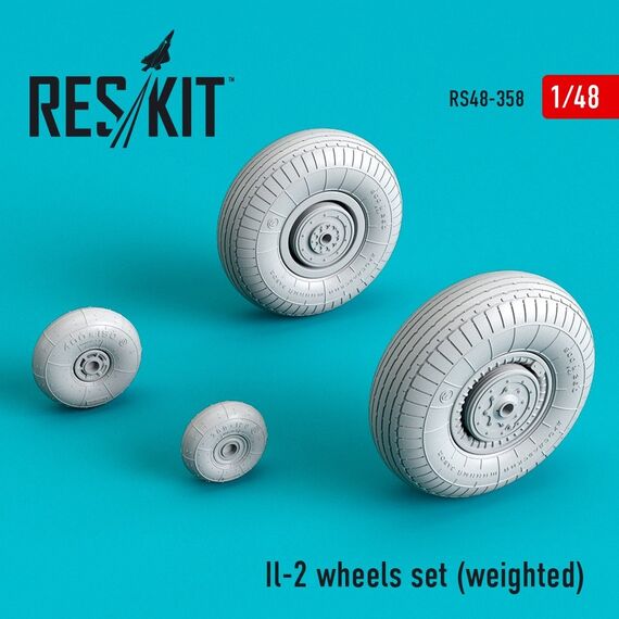 Il-2 wheels set (weighted)