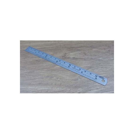 Stainless steel rule 6 inch rule Expo Tools 74010, image 3