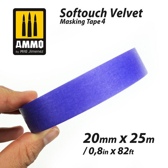 Soft touch velvet masking tape  4 (20mm X 25M), image 2