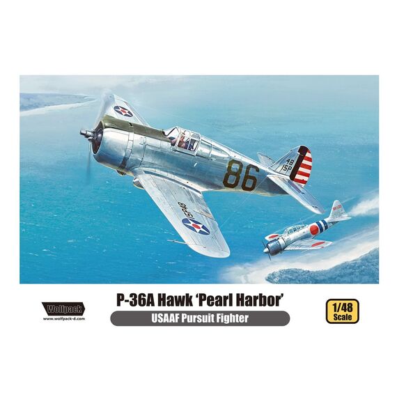 P-36 Hawk 'Pearl Harbor' Wolfpack-Design WP14811 1:48