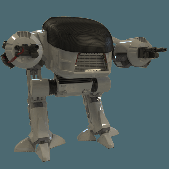 Fighting robot D-209, image 3