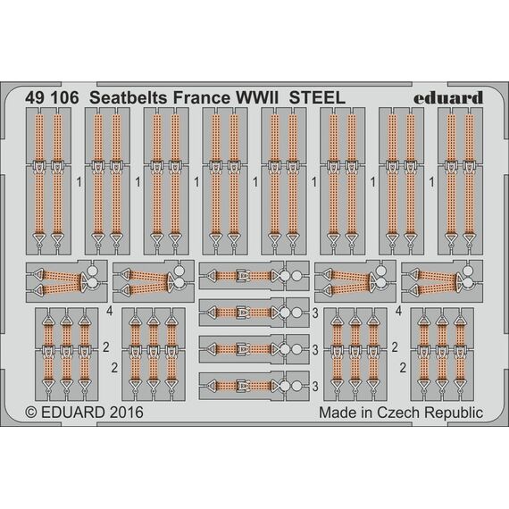 Seatbelts WWII Allied AF steel, image 5