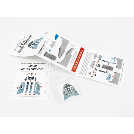 Su-25K Frogfoot quick set 3D acrylic instrument panel, image 3