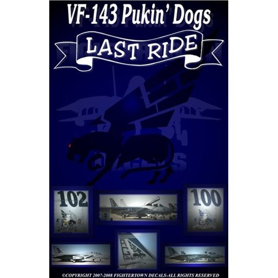 F-14B Tomcat VF-143 Pukin' Dogs Last Ride