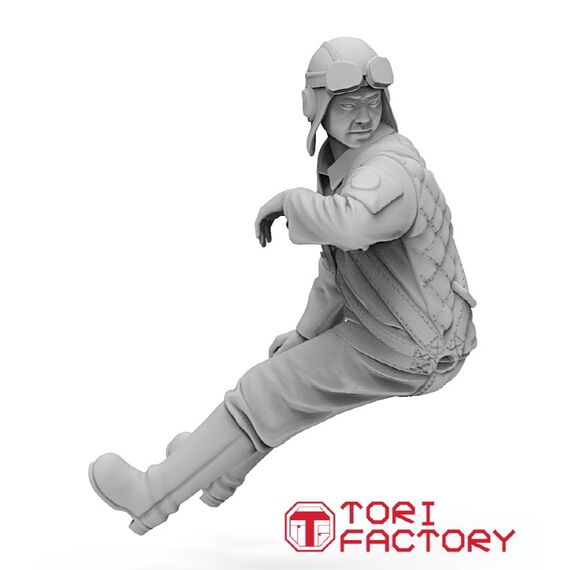 Japanese pilots & woman Tori Factory MF-36B 1:48, image 2