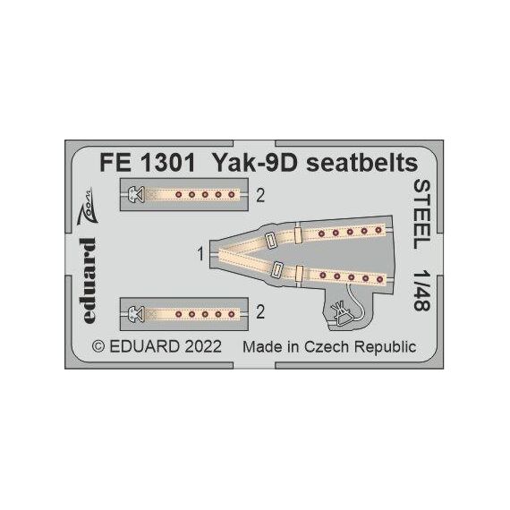 Yak-9D seatbelts steel