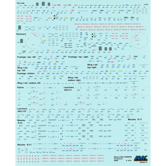 MiG-31BM/BSM Foxhound Avantgarde Model Kits (AMK) 88003 1:48, image 26