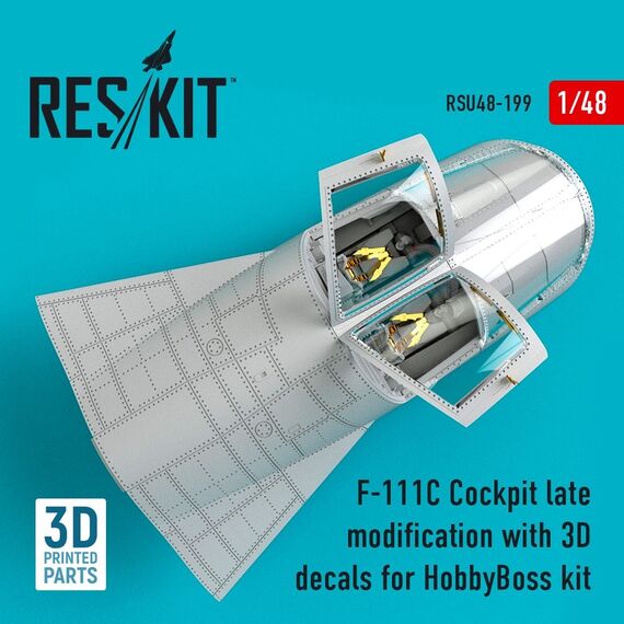 F-111C Cockpit late modification with 3D decals, image 2