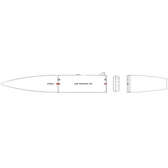 2 x Rocket pod m/57 for J32B Lansen & J35 Draken, image 2