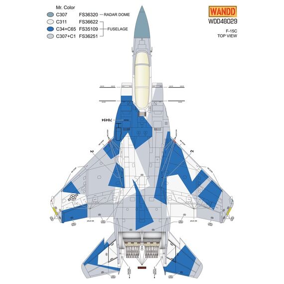 USAF Blue Splinter Aggressor F-16, F-15, F-104, image 8