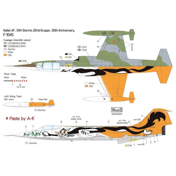 F-104S Cat and Mice, Italian Air Force,  50th Anniversary, image 3