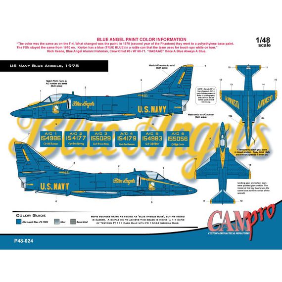 A-4/TA-4 Skyhawk Blue Angels Flight Demo Team, image 3